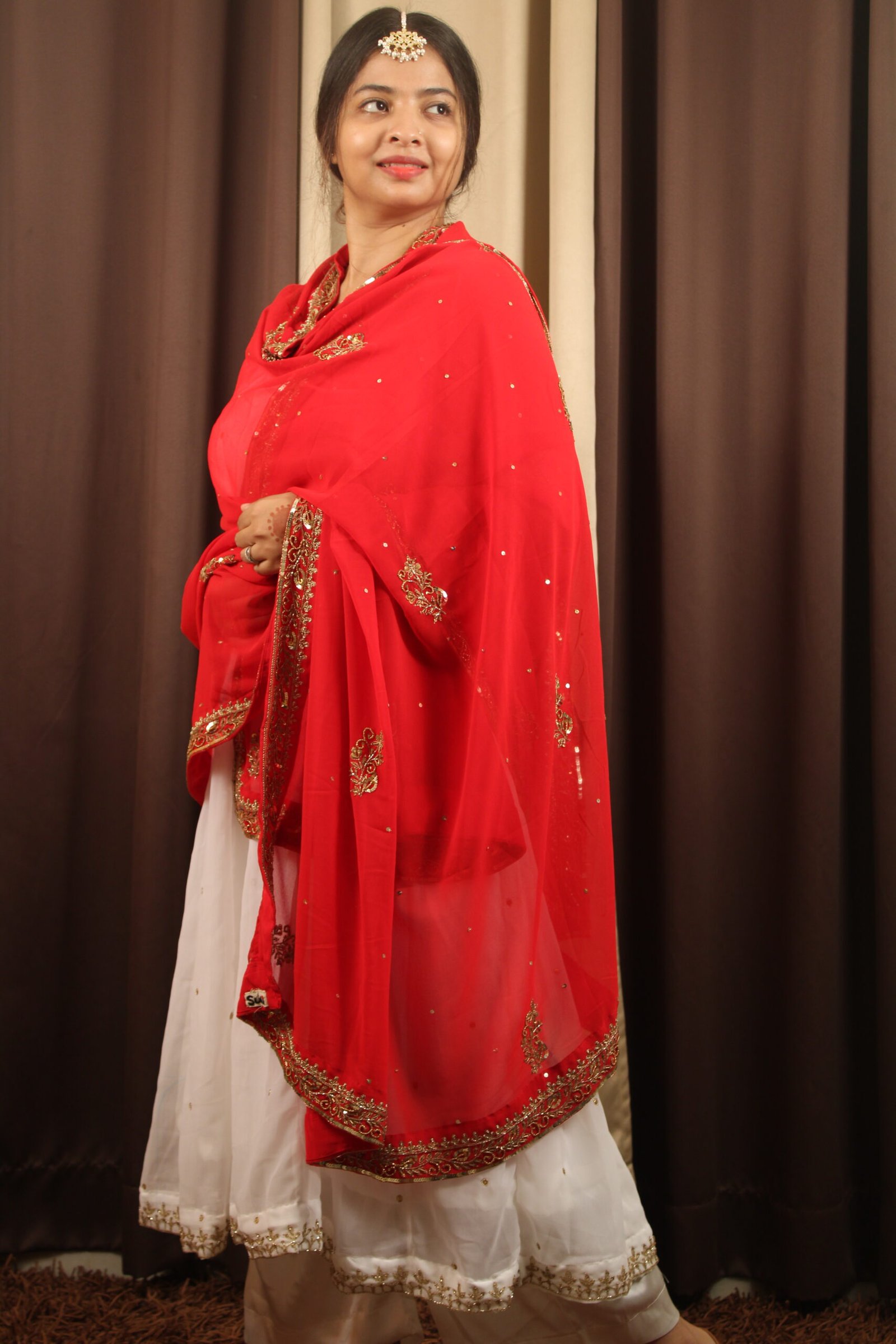 Bridal Pure Georgette Dupatta