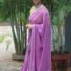 Georgette zardozi Hand embroidered saree Georgette zardozi Hand embroidered saree